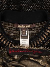 Two Designer Dresses: One Roberto Cavalli, One Pauline Trigère,1990-2010s