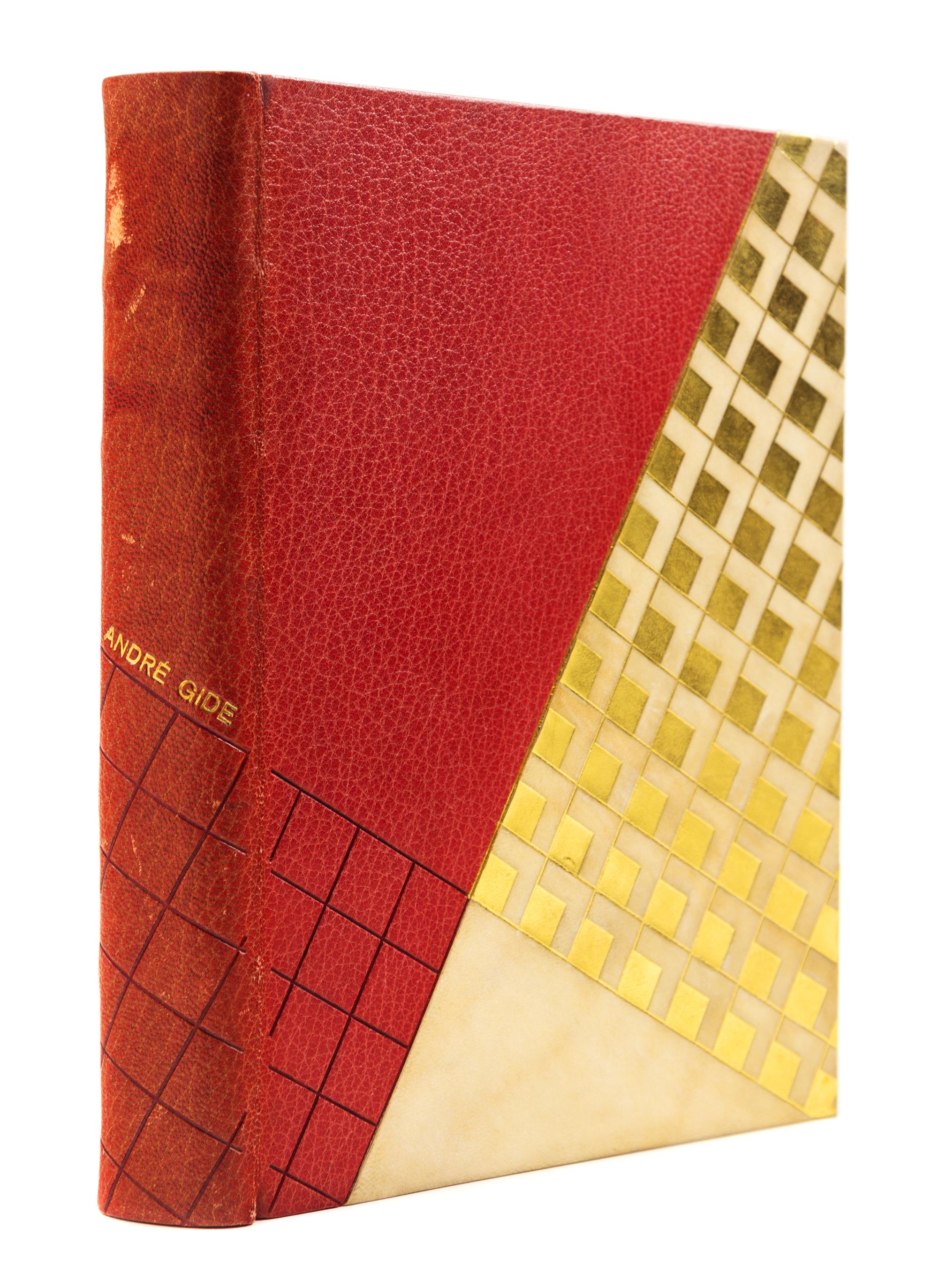 [BINDINGS]. [LÉOTARD, GENEVIÈVE - BINDER]. A group of 2 works in fine Art Deco bindings by Léotard.