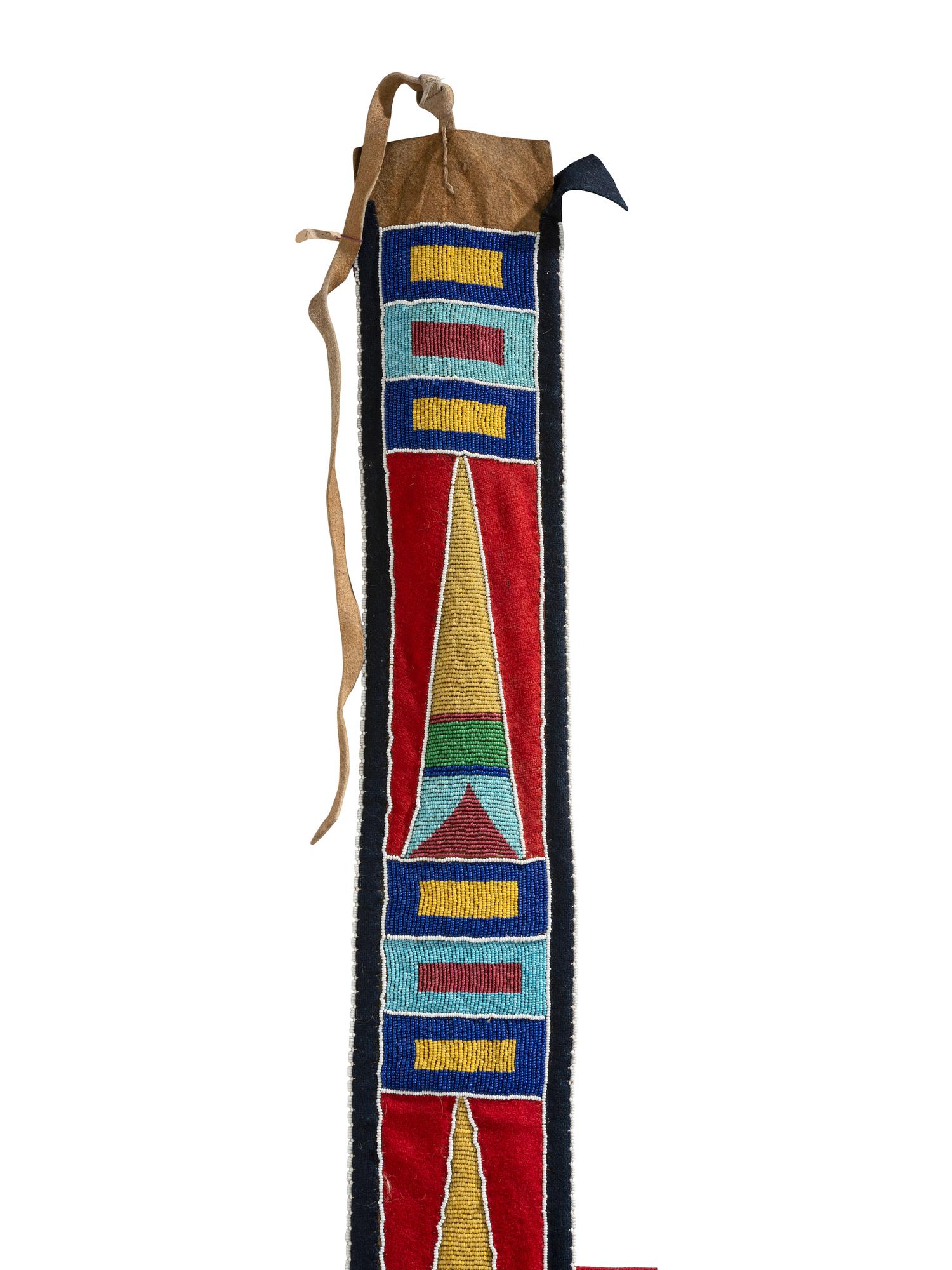 Apsáalooke (Crow) Beaded Hide Martingale