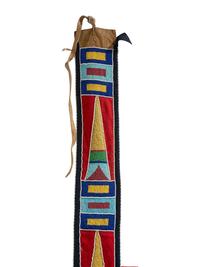 Apsáalooke (Crow) Beaded Hide Martingale