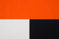 Red-Orange Over Black