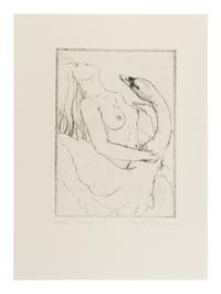 [CHELONIIDAE PRESS]. LOUYS, Pierre (1870-1925). Leda in Praise of the Blessings of Darkness . Alan James ROBINSON, illustrator. Easthampton, MA: Cheloniidae Press, 1985.