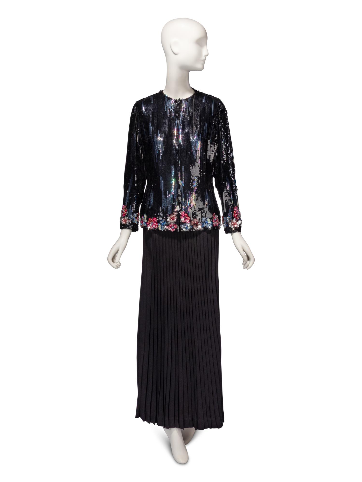 Guy Laroche Haute Couture, Evening Jacket & Skirt Ensemble