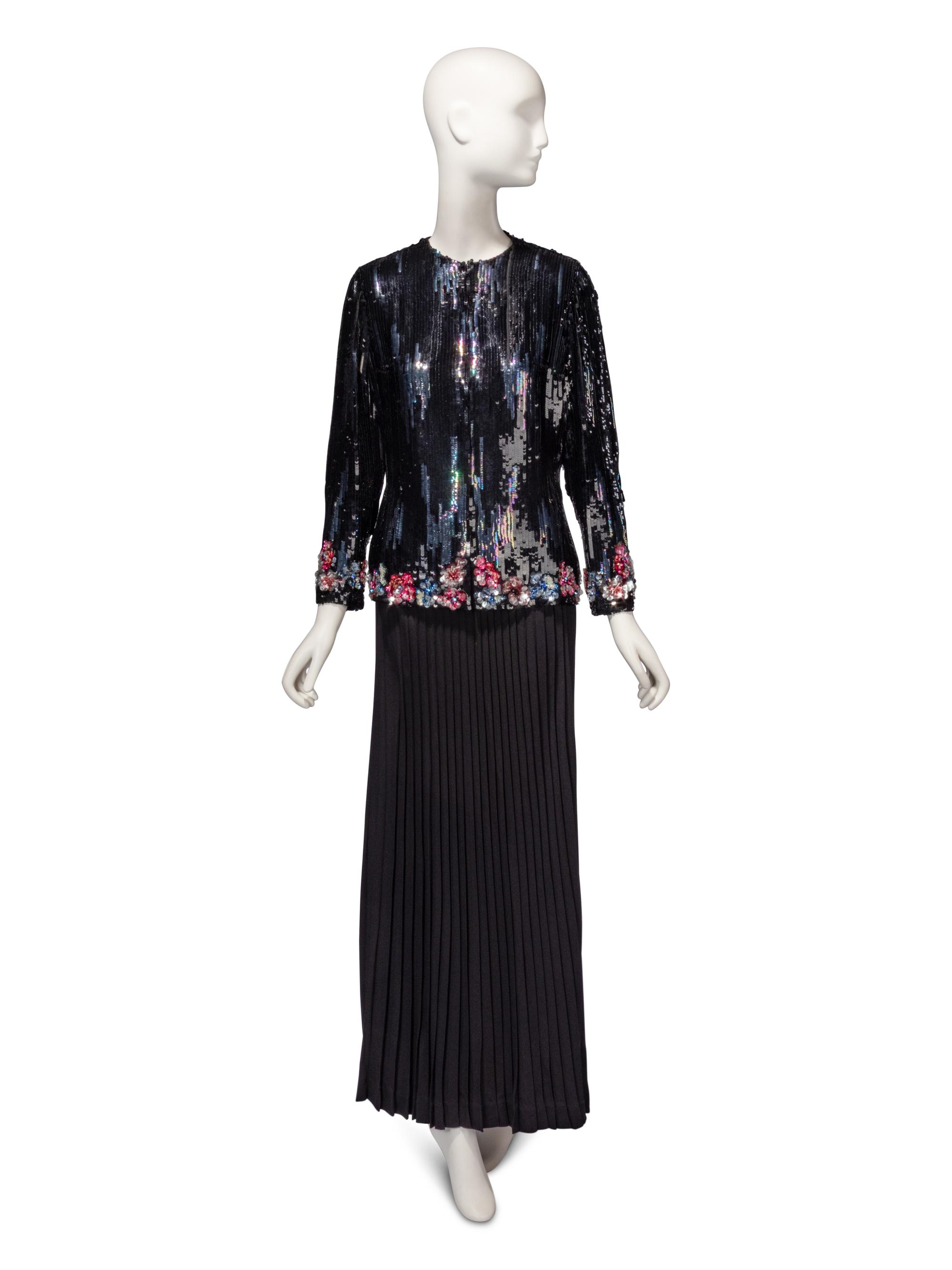 Guy Laroche Haute Couture, Evening Jacket & Skirt Ensemble