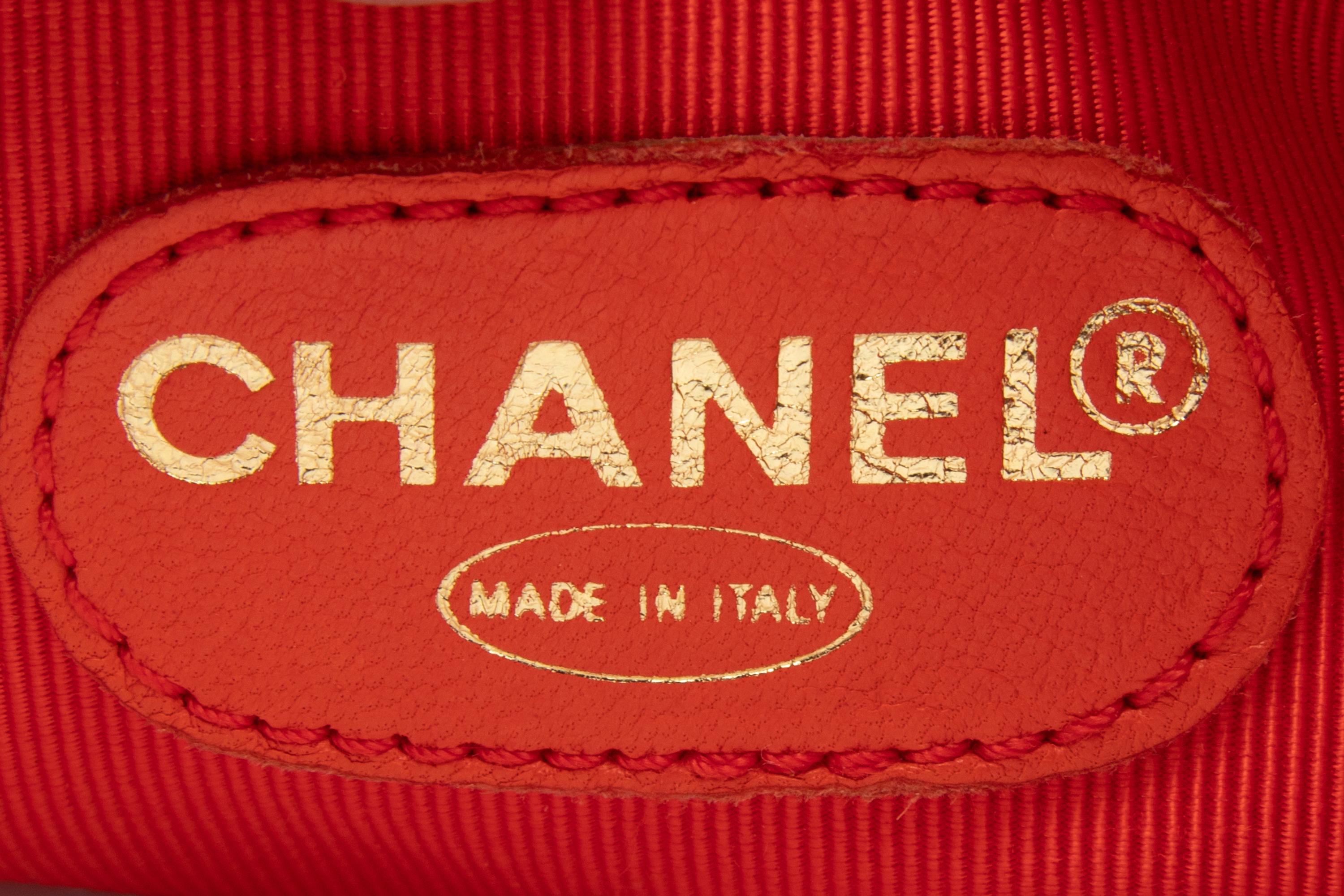 Chanel Orange Tote