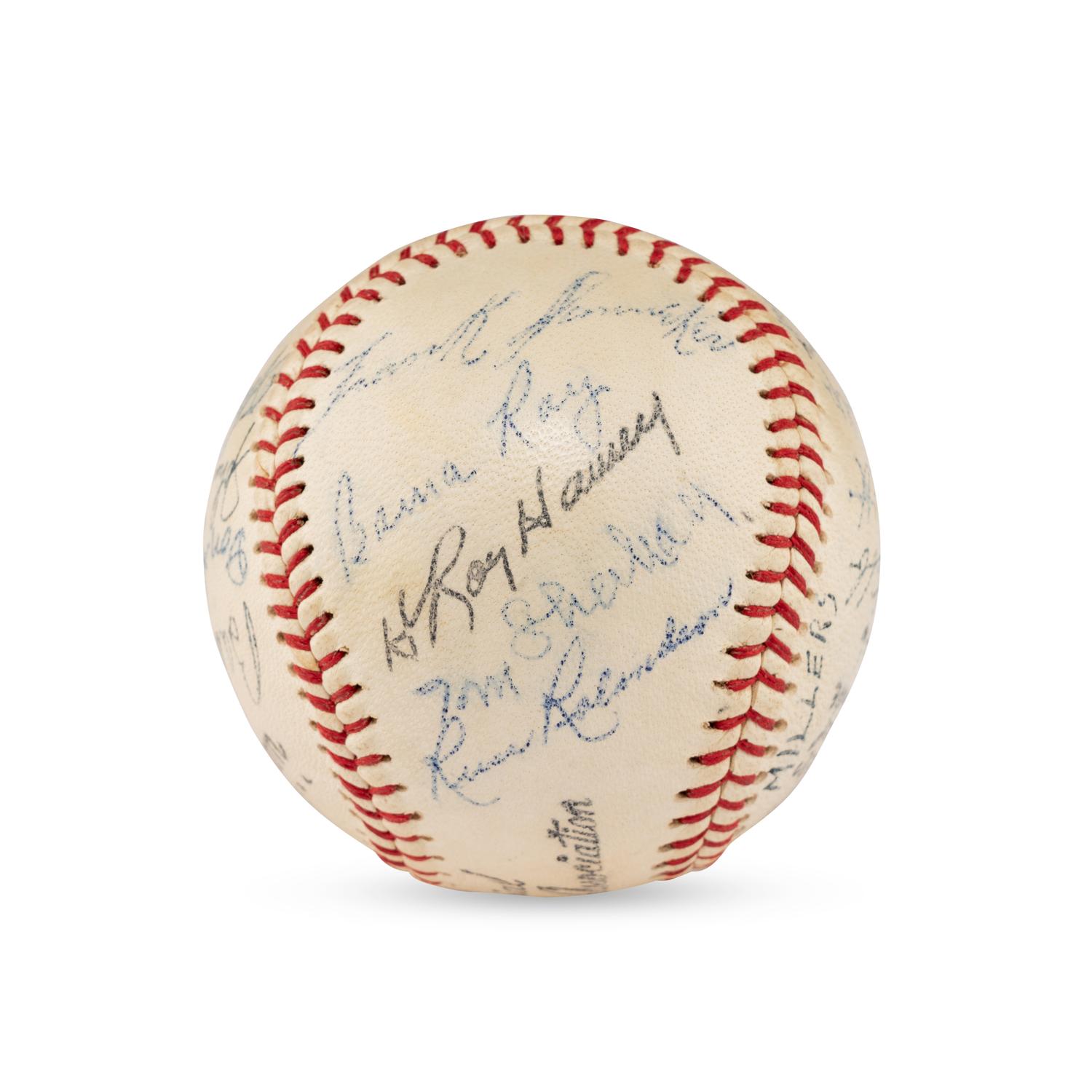 A 1946 Minneapolis Millers Team Signed Autograph Baseball