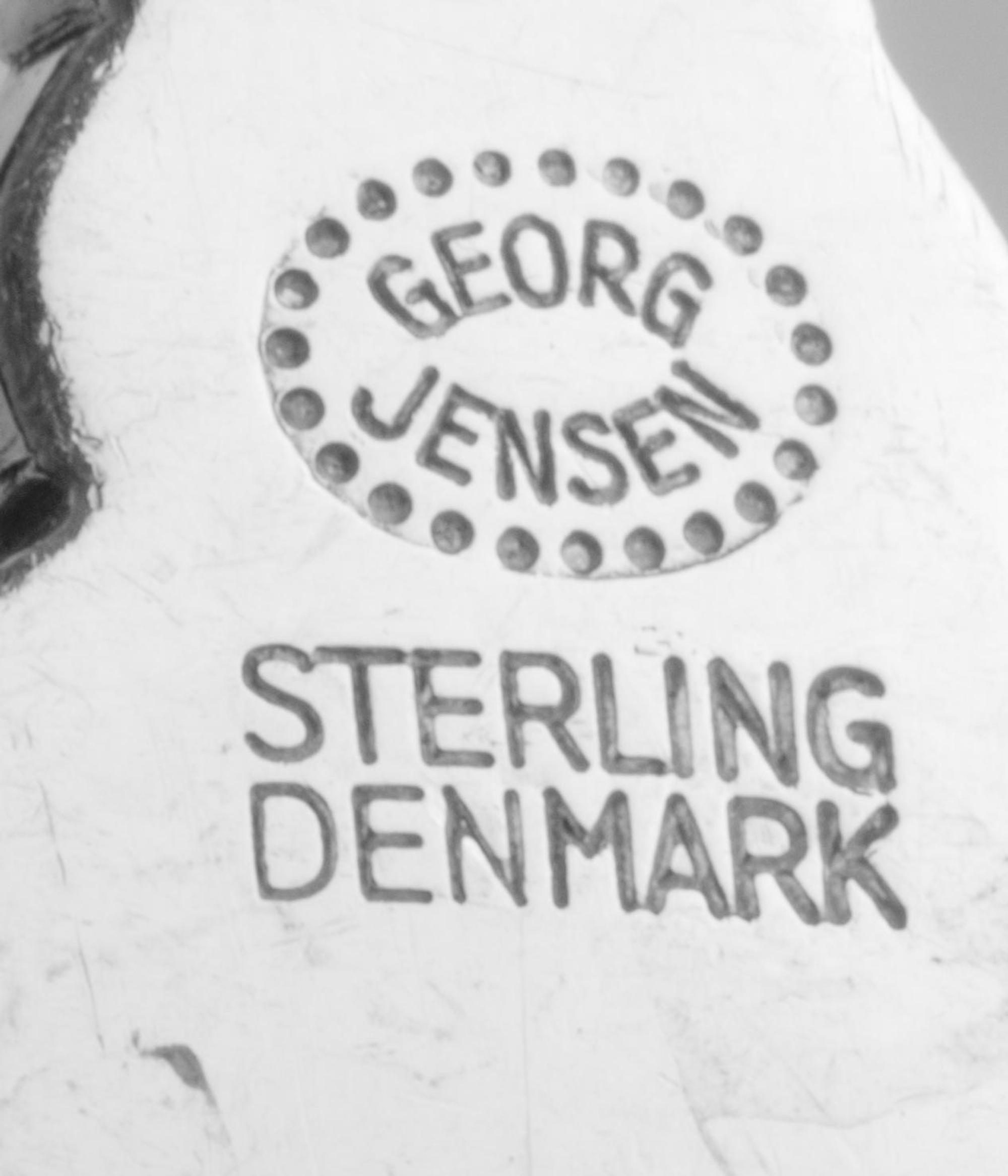 A George Jensen Acorn Silver Flatware Service