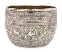 An English Silver Zodiac Bowl