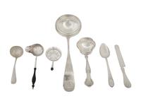 A Group of American Silver Flatware