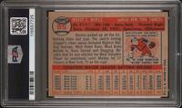 A 1957 Topps Mickey Mantle Baseball Card No. 95 (PSA 3 VG) from The Collection of David Eisenhower