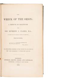 [SHIPWRECKS]. A group of 5 works about famous shipwrecks, comprising: