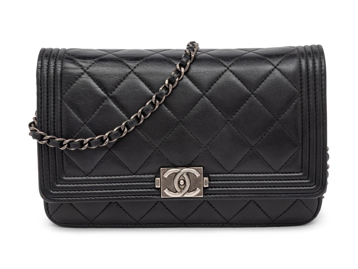 CHANEL, BOY WALLET ON CHAIN