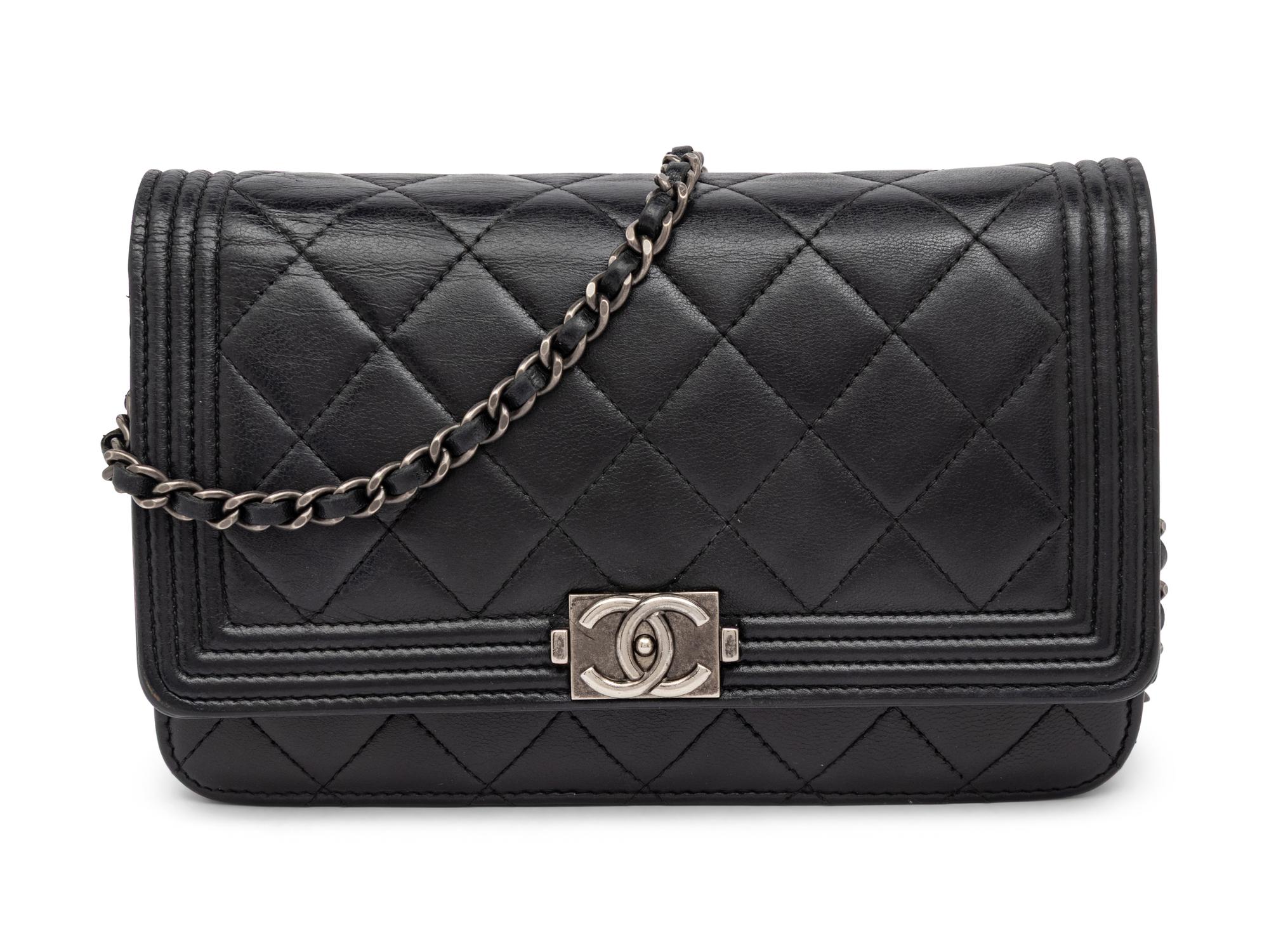 CHANEL, BOY WALLET ON CHAIN