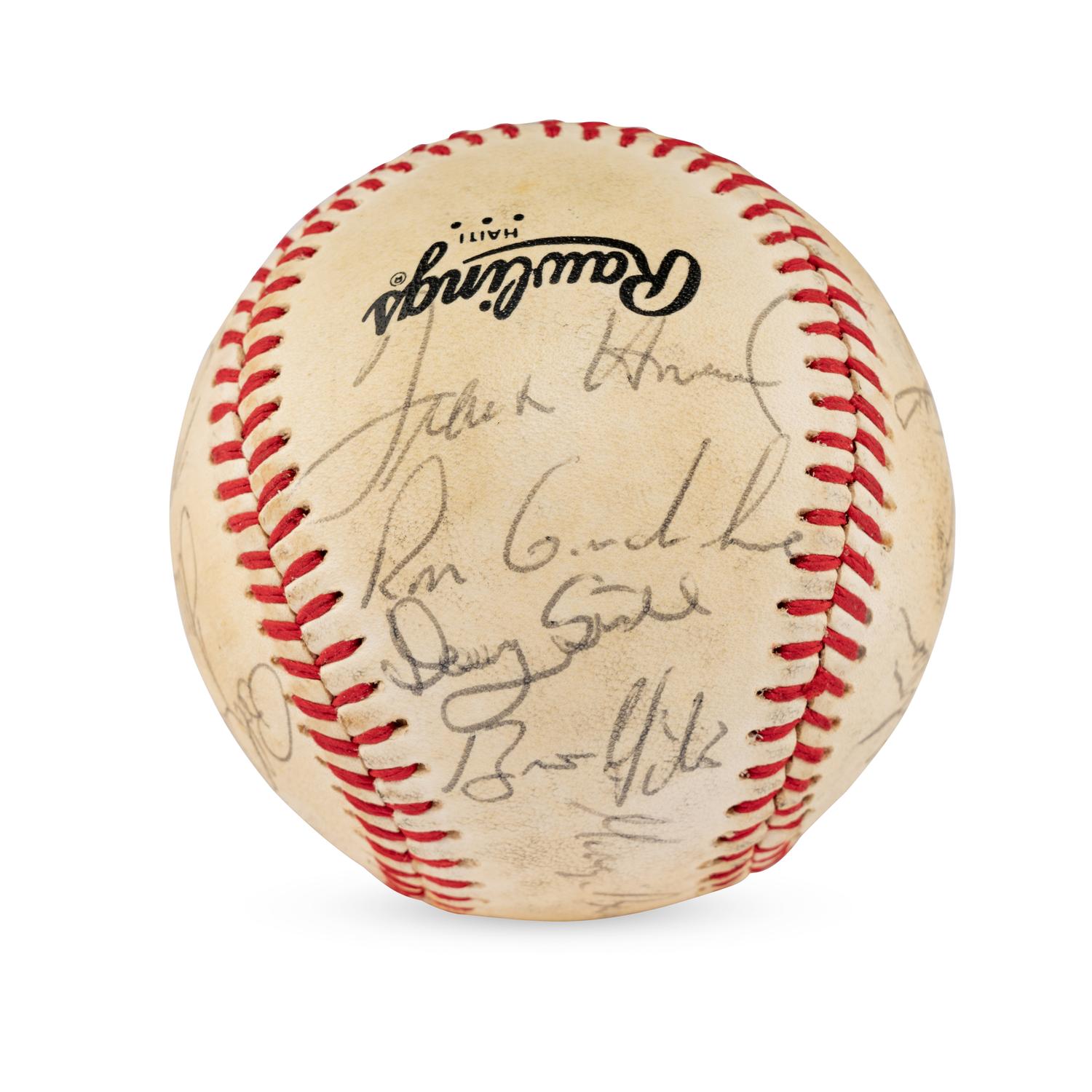 A 1983 New York Mets Team Signed Autograph Baseball