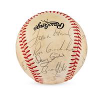 A 1983 New York Mets Team Signed Autograph Baseball
