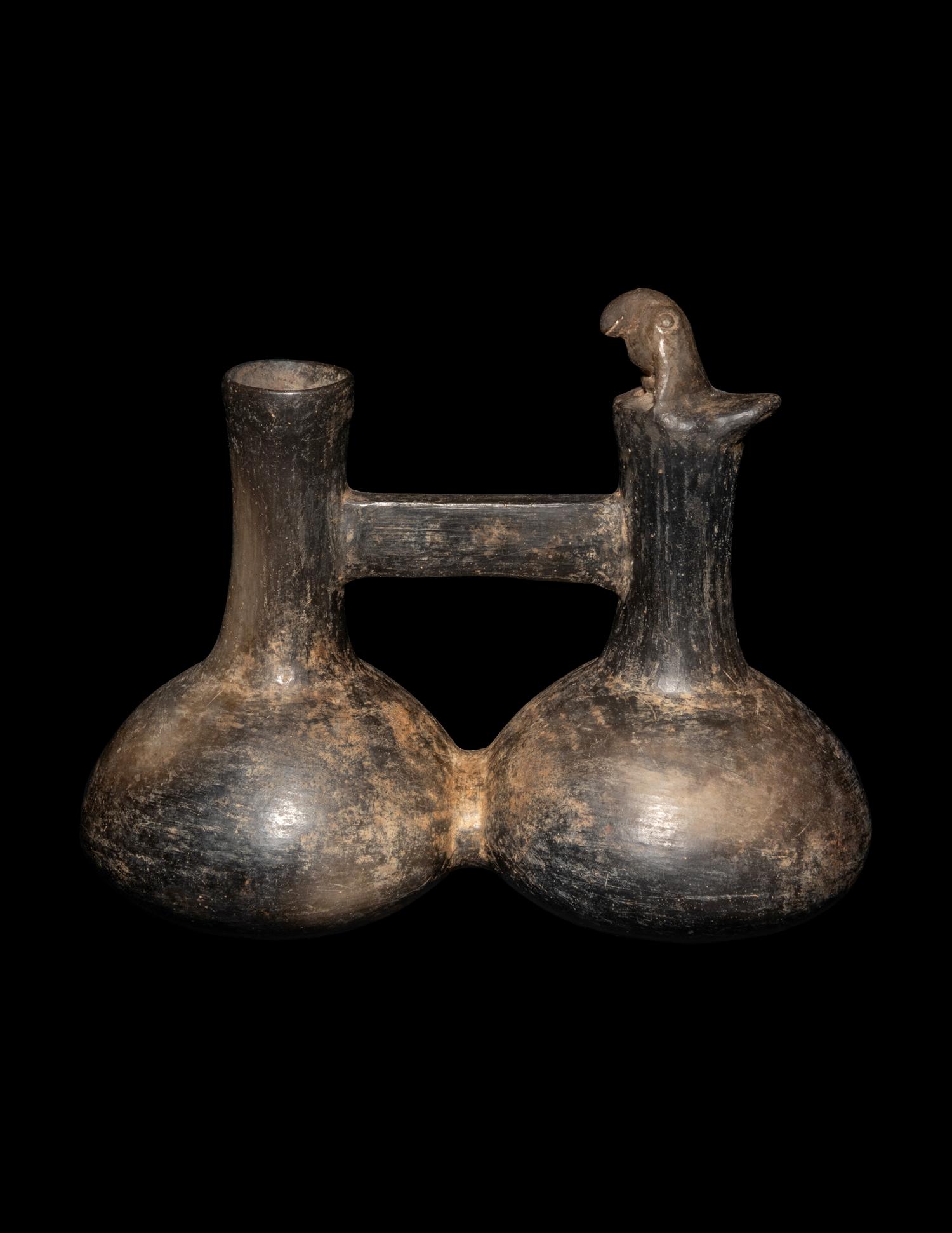 A Chimu Pottery Double Vessel