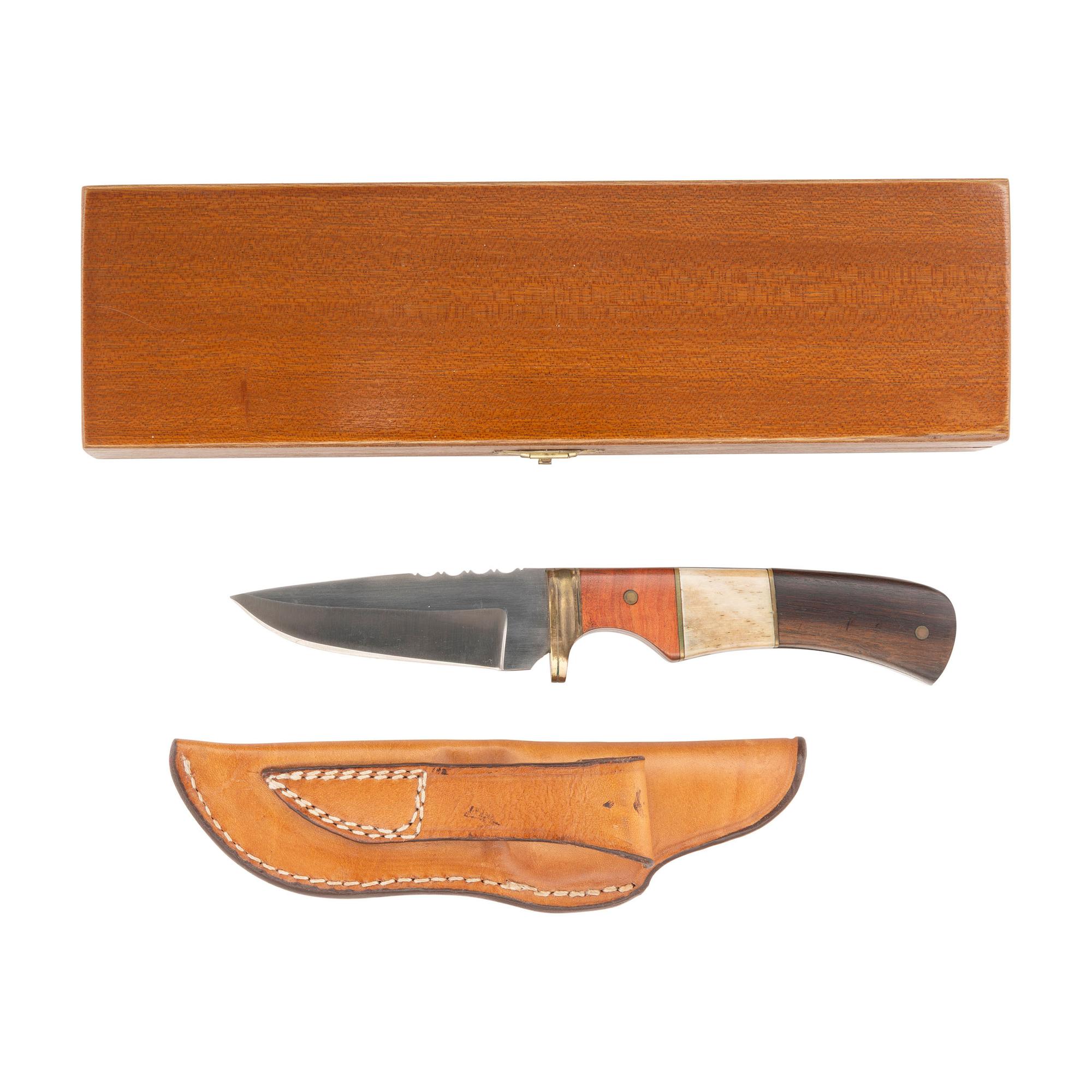 Cased Stephen Mackrill Hunter Custom