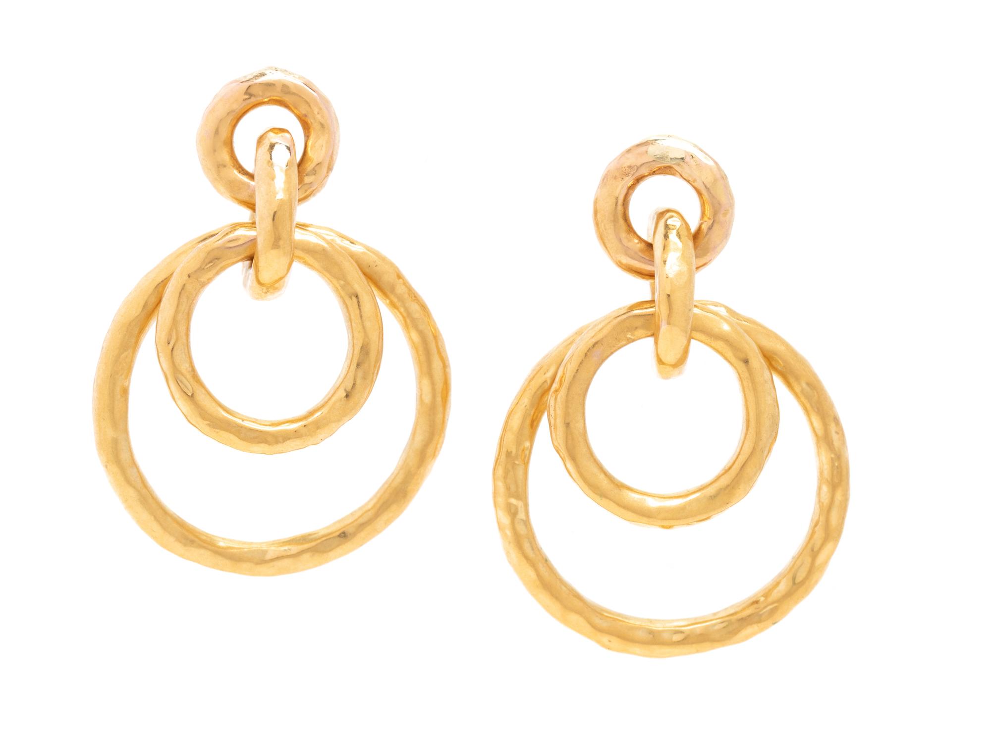 IPPOLITA, YELLOW GOLD EARRINGS