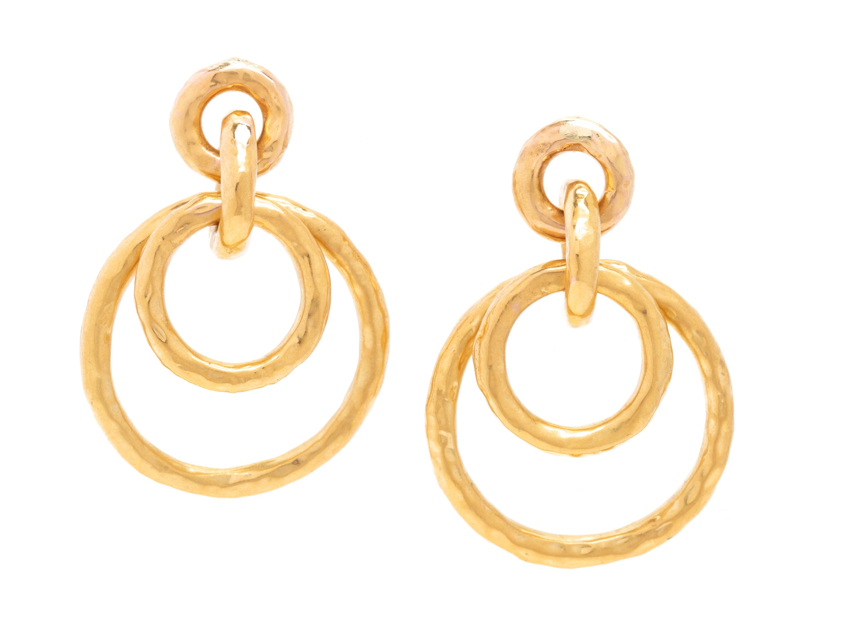 IPPOLITA, YELLOW GOLD EARRINGS
