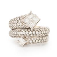 Diamond and White Gold Ring