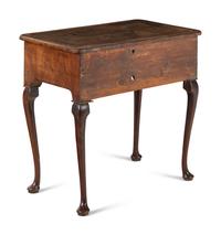 An English Walnut Dressing Table