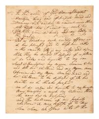 [ENSLAVEMENT & ABOLITION]. Manuscript will of Margaret Davidson bequeathing 4 identified enslaved peoples to her children. N.p., possibly Alabama or Tennessee, 25 December 1839.