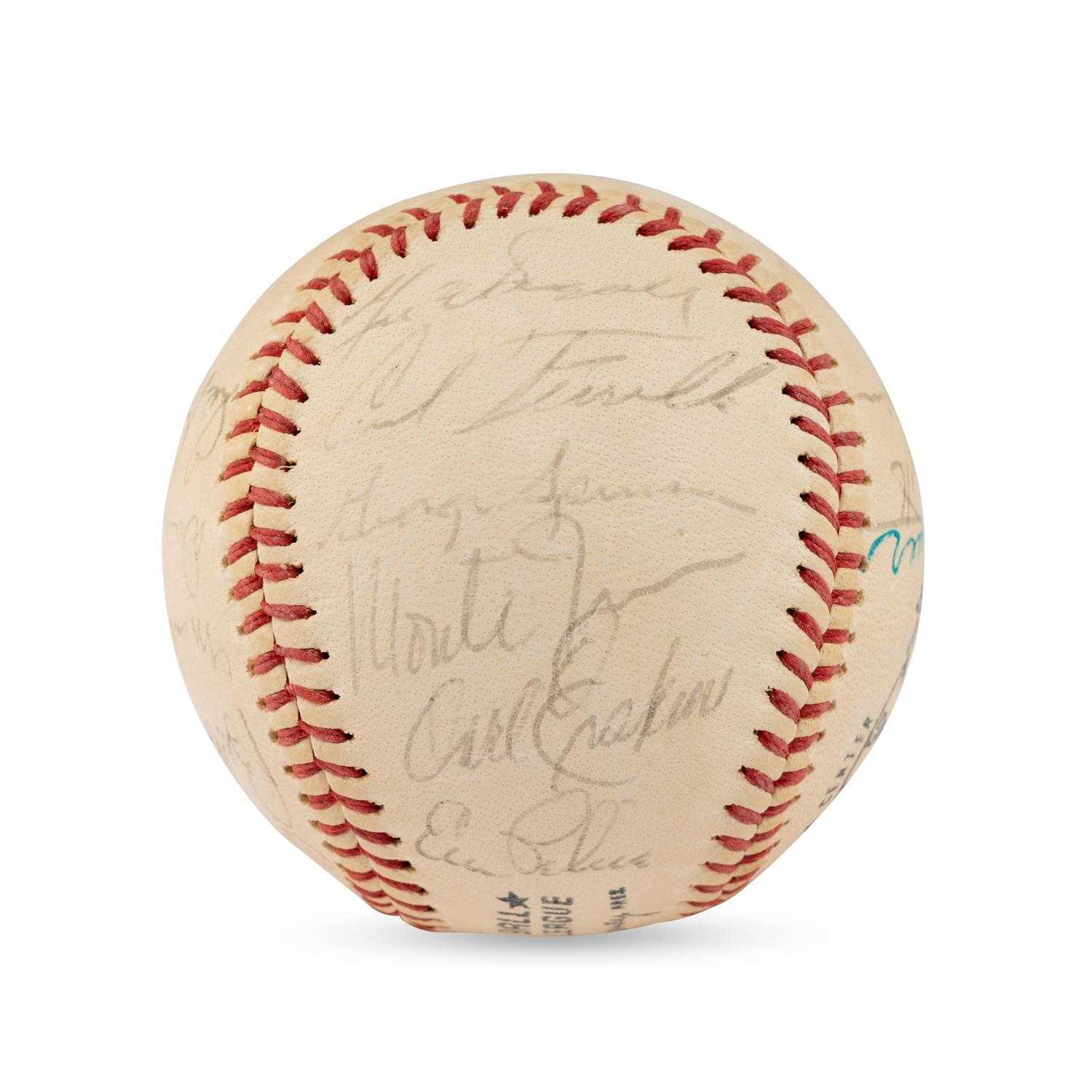 An Old Timer's Reunion Multi Signed Autograph Baseball (Beckett Authentication Services)
