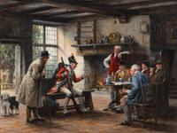 Frank Moss Bennett (British, 1874-1953) — Tales of Waterloo , 1936