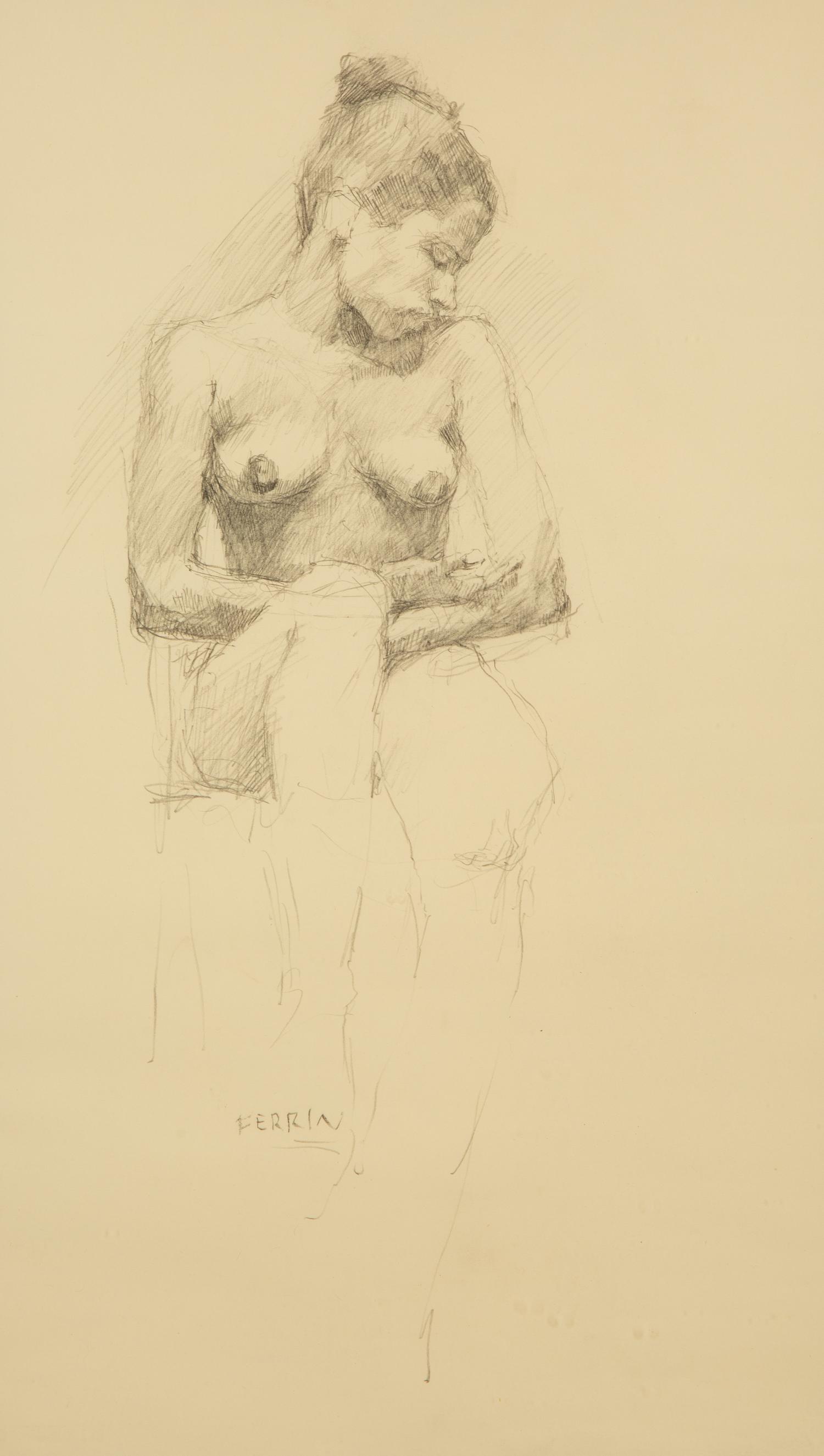 Untitled Nude Models (Three Framed Works)
