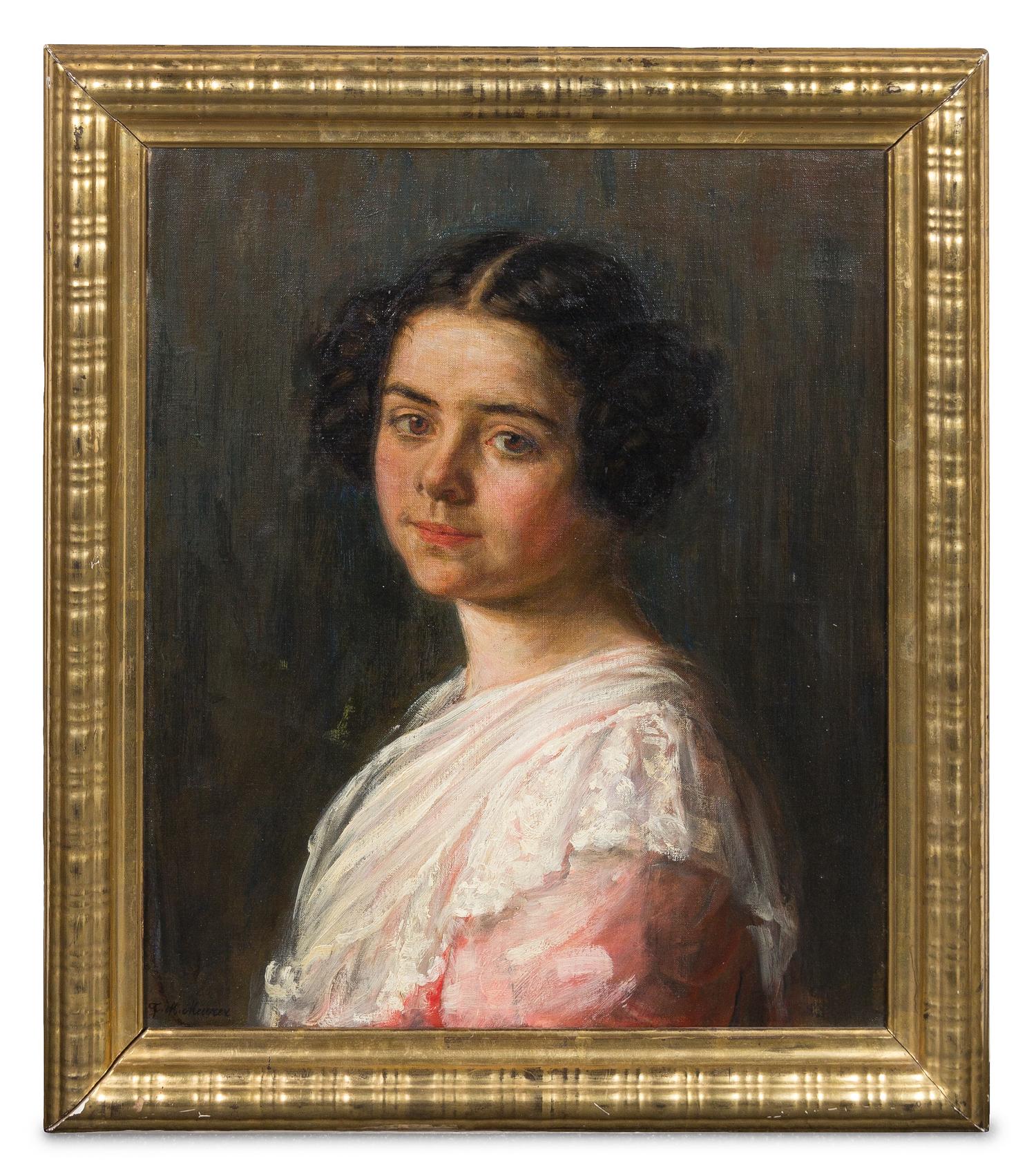 F. H. Meurer, (American, 20th Century), Portrait of a Woman