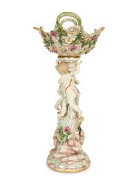 A Meissen Porcelain Figural Centerpiece — 19th Century