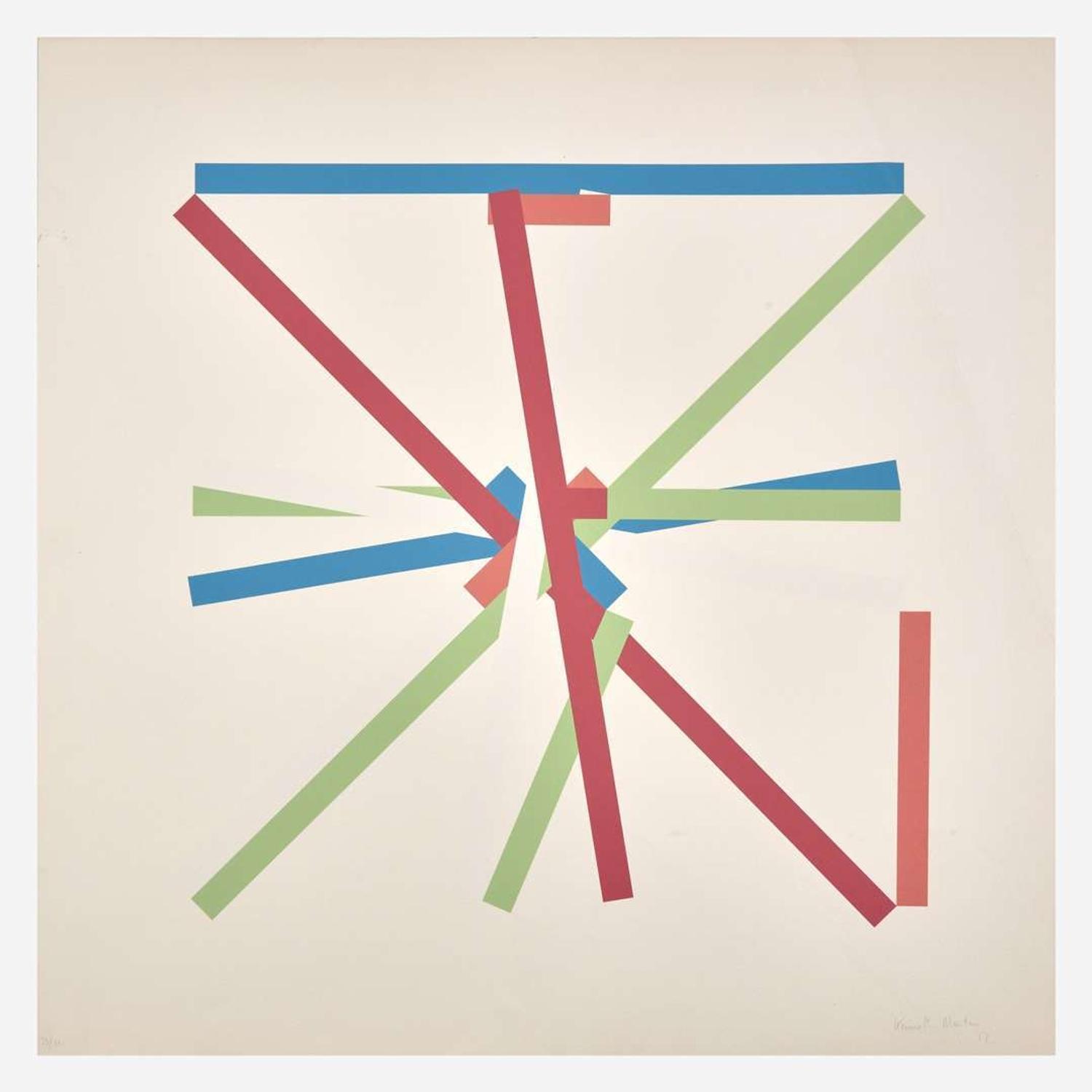 Kenneth Martin (British, 1905–1984) Rotation Frankfurt IV; together with two companions