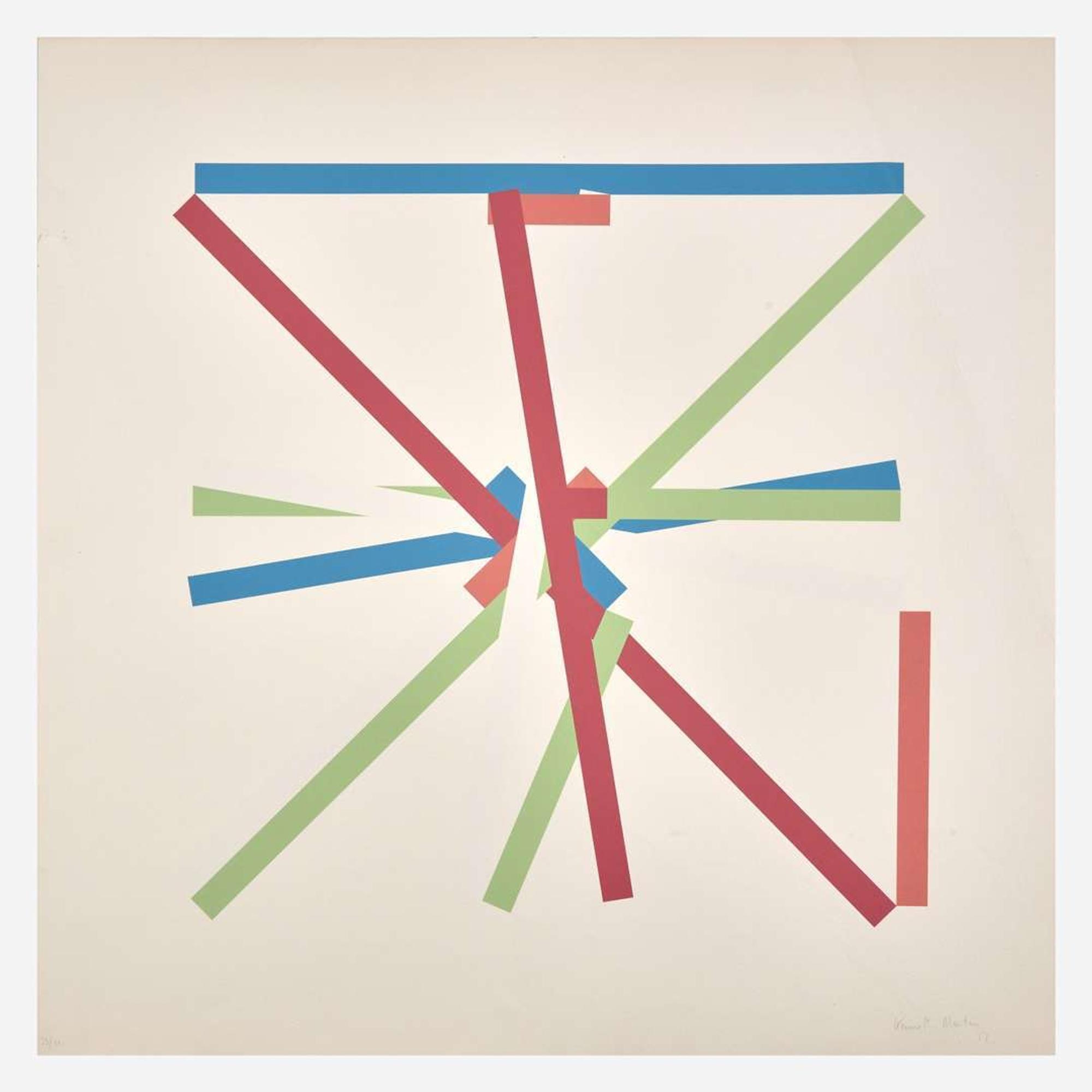 Kenneth Martin (British, 1905–1984) Rotation Frankfurt IV; together with two companions