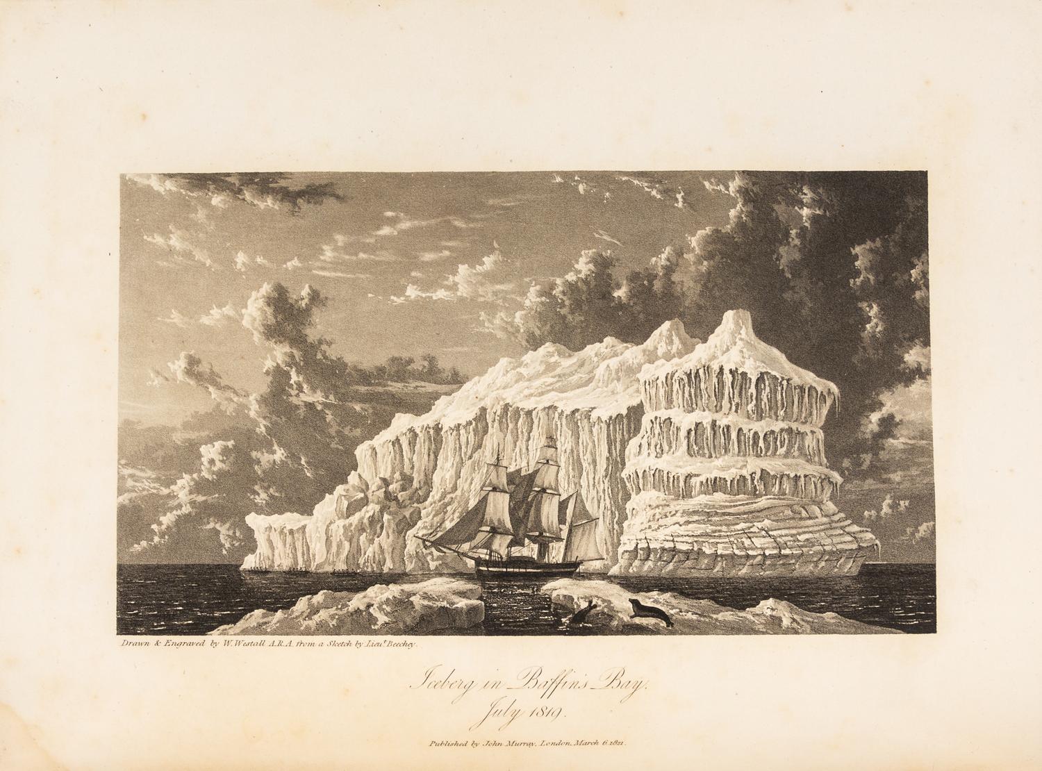 PARRY, Sir William Edward (1790-1855). A complete set of Parry's four voyages. London, 1821-1828. FIRST EDITIONS.