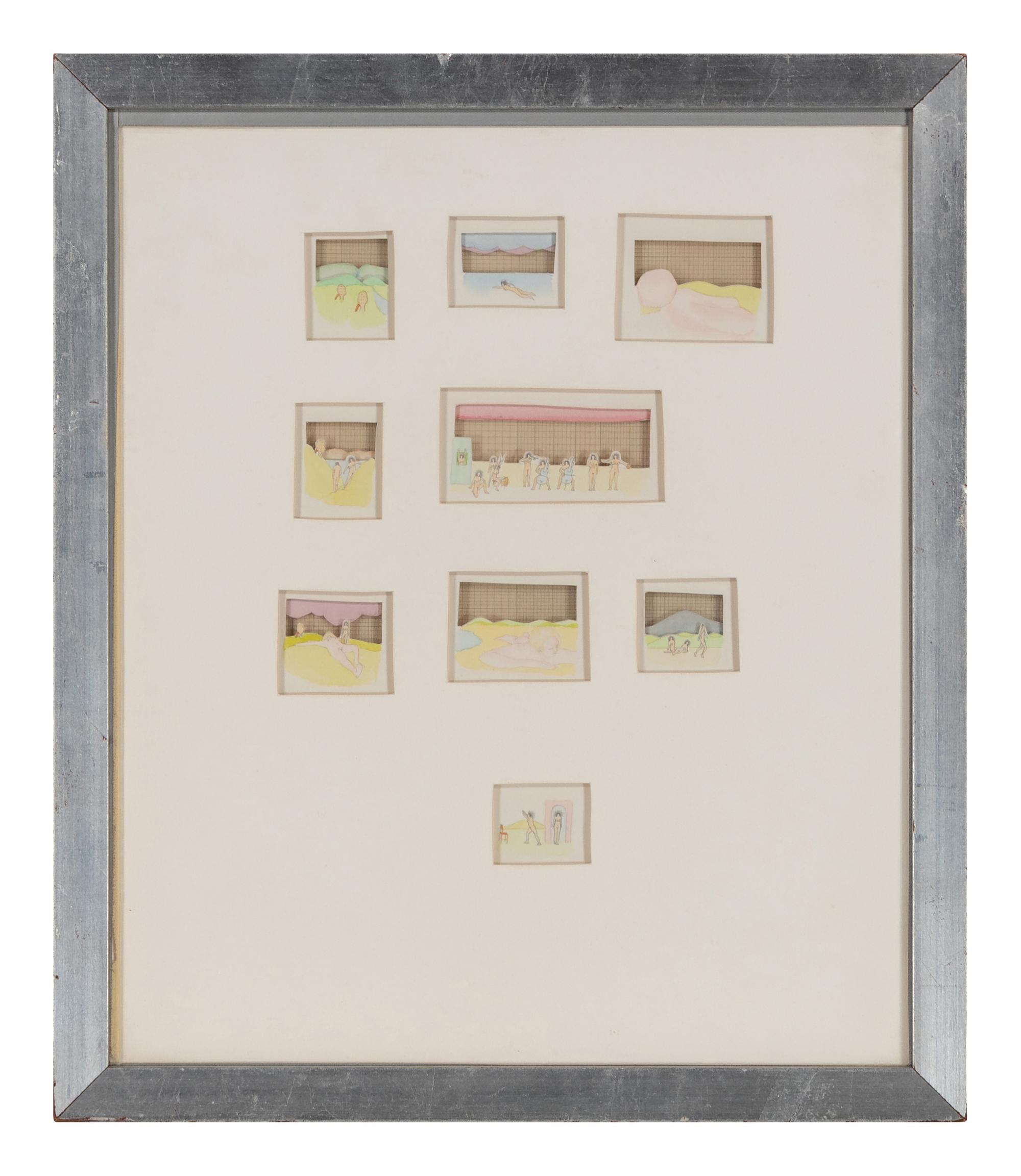 Plexiglas Sandwich Drawing, 1968