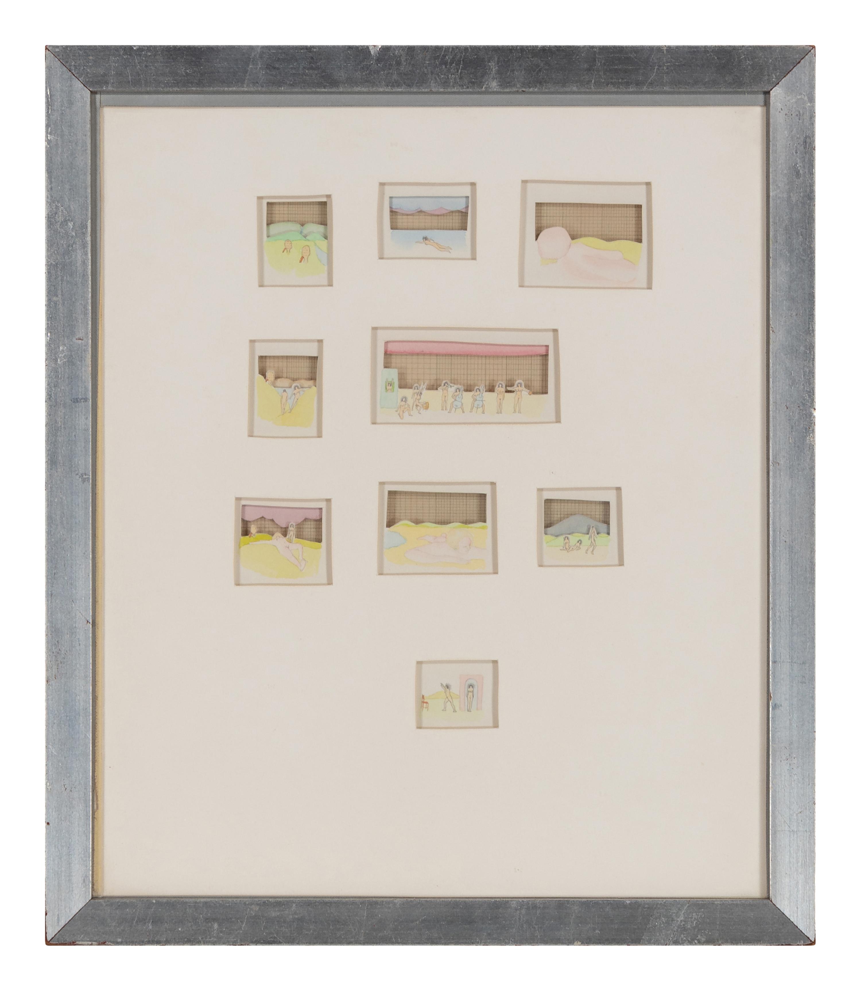 Plexiglas Sandwich Drawing, 1968