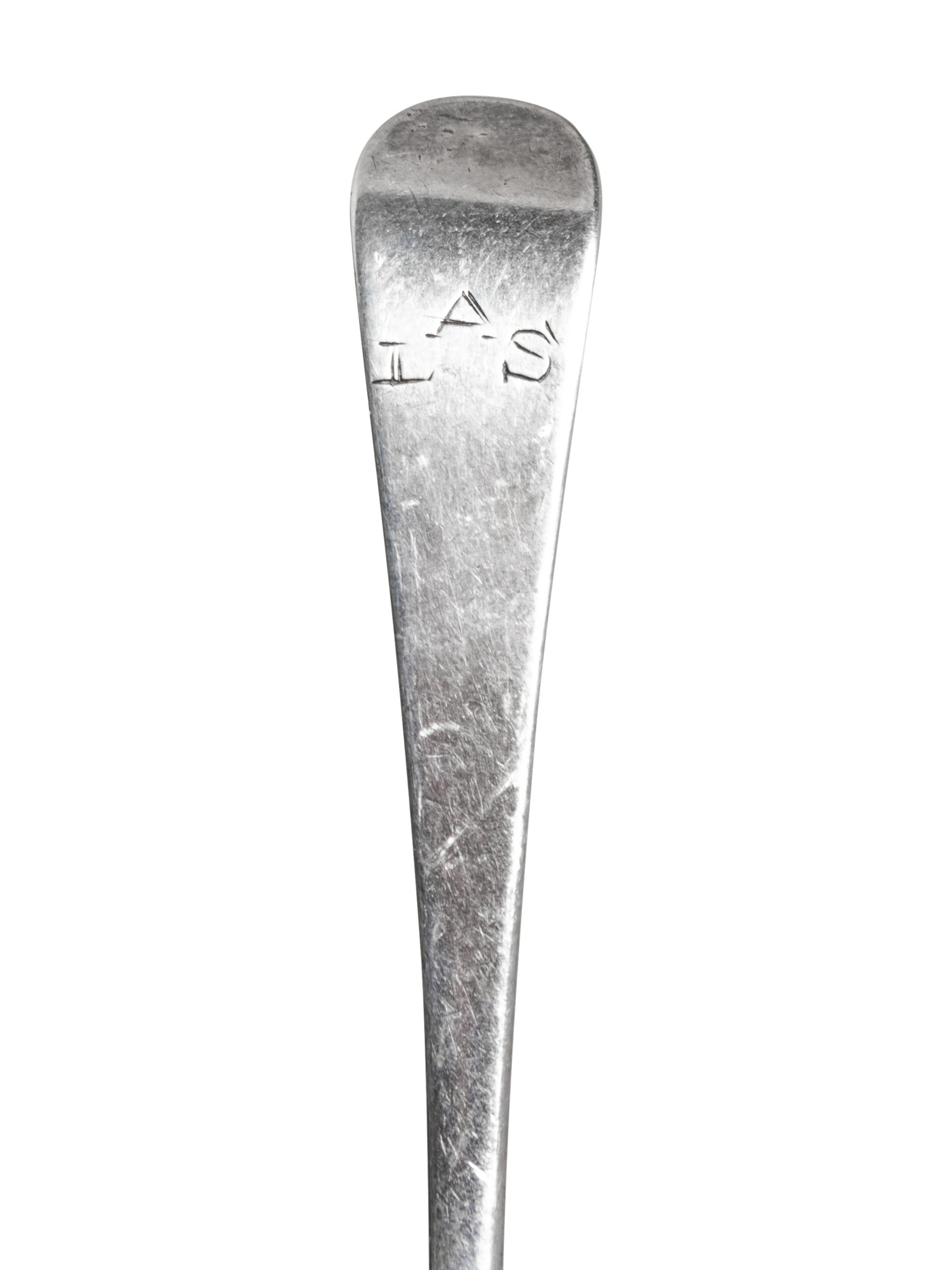 A Set of Six George III Silver Teaspoons