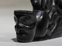 Haida Carved Argillite Pipe