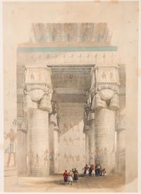 David Roberts, (British, 1796-1864), Views of Egypt published by FG Moon, comprising View from Under the Portico of the Temple of Dende