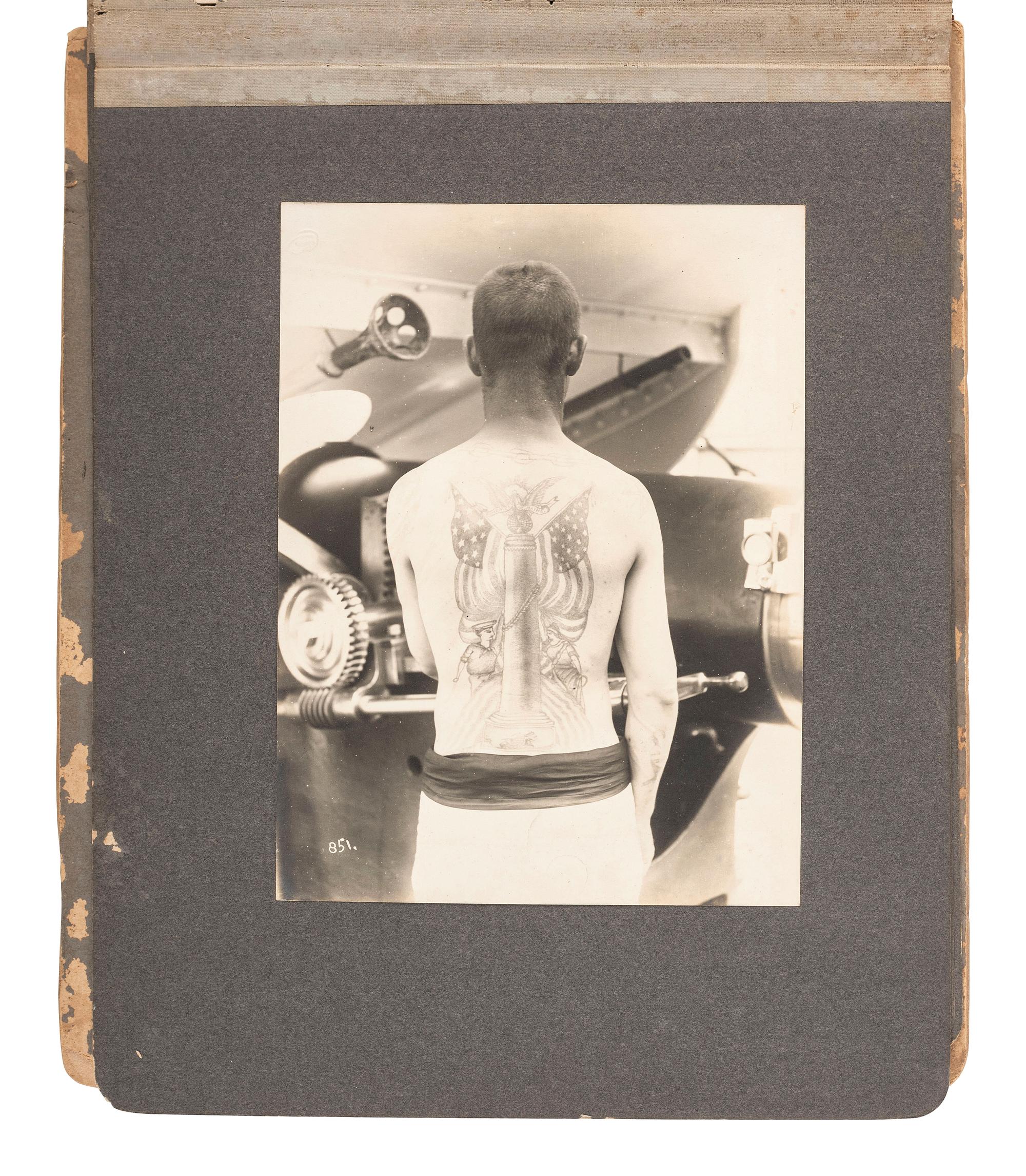 [SPANISH AMERICAN WAR]. Photograph album featuring images mostly related to the USS Philadelphia and operations in Samoa ca 1899.