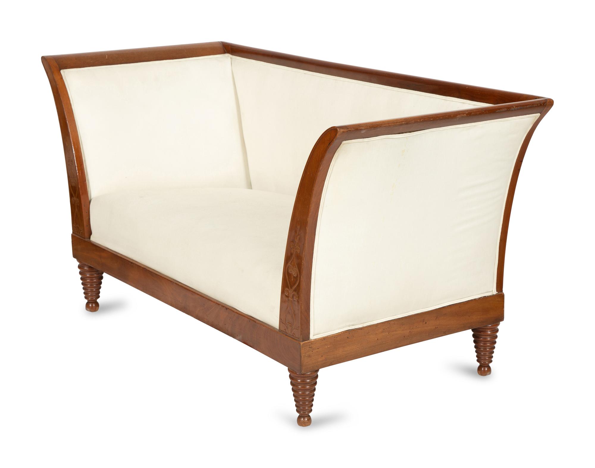 A French Mahogany Canape