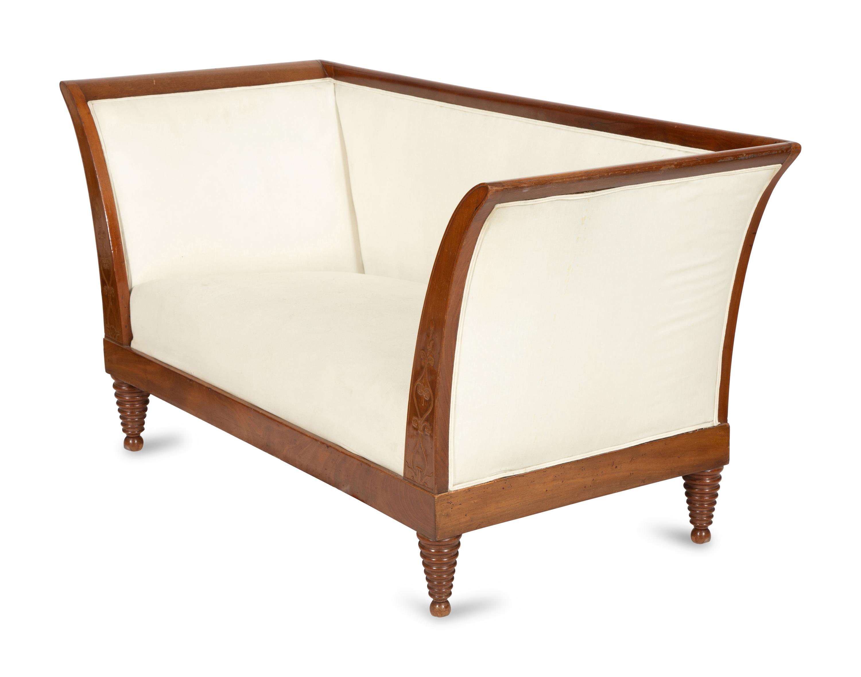 A French Mahogany Canape