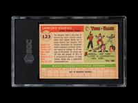 A 1955 Topps Sandy Koufax Rookie Baseball Card No. 123 (SGC 4.5 VG/EX+)