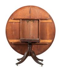 A Regency Mahogany Tilt-Top Breakfast Table