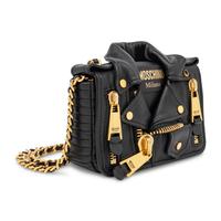 Moschino, Biker Jacket Leather Flap Bag