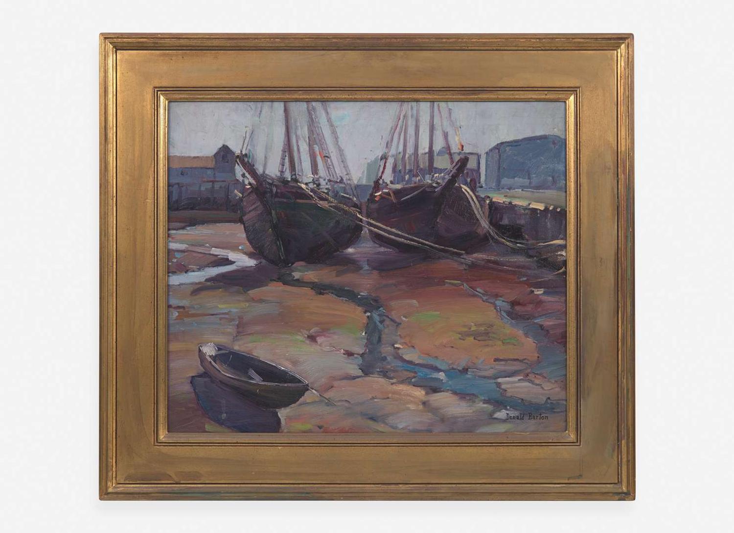 Donald Blagge Barton (American, 1903-1990) - Granite Boats Rockport