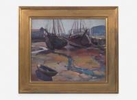 Donald Blagge Barton (American, 1903-1990) - Granite Boats Rockport