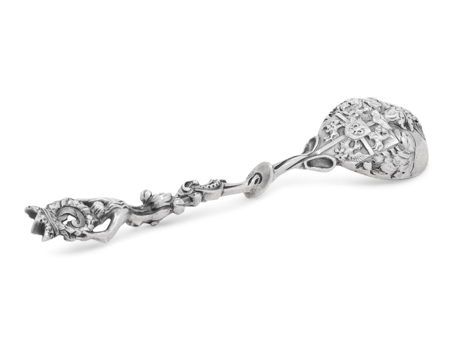 An Irish Victorian Silver Christening Spoon