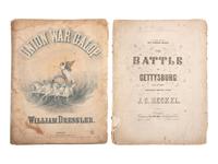 [CIVIL WAR]. Two pieces of Civil War pro-Union sheet music, comprising: