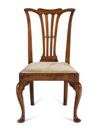 A George III Walnut Side Chair